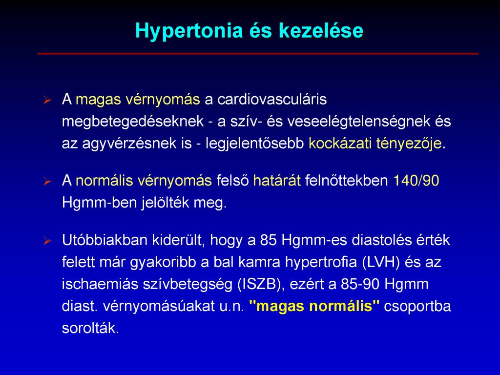 a hipertónia táncos kezelésének módszerei magas vérnyomás elleni gyógyszerek táblázata
